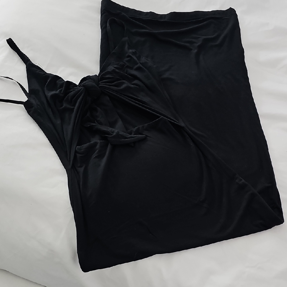 JLUXLABEL Black Knot Dress Sexy NWOT Size Small